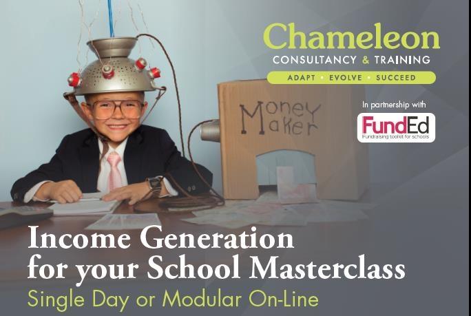 Income generation for your school masterclass