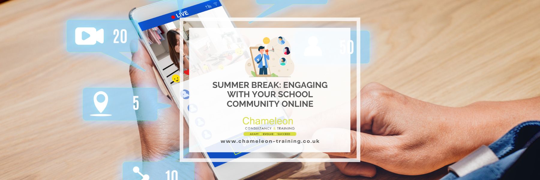 Summer Break: Engaging with Your School Community Online