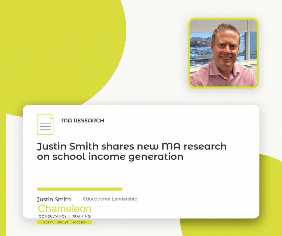 Justin Smith shares findings from his MA research on school income generation