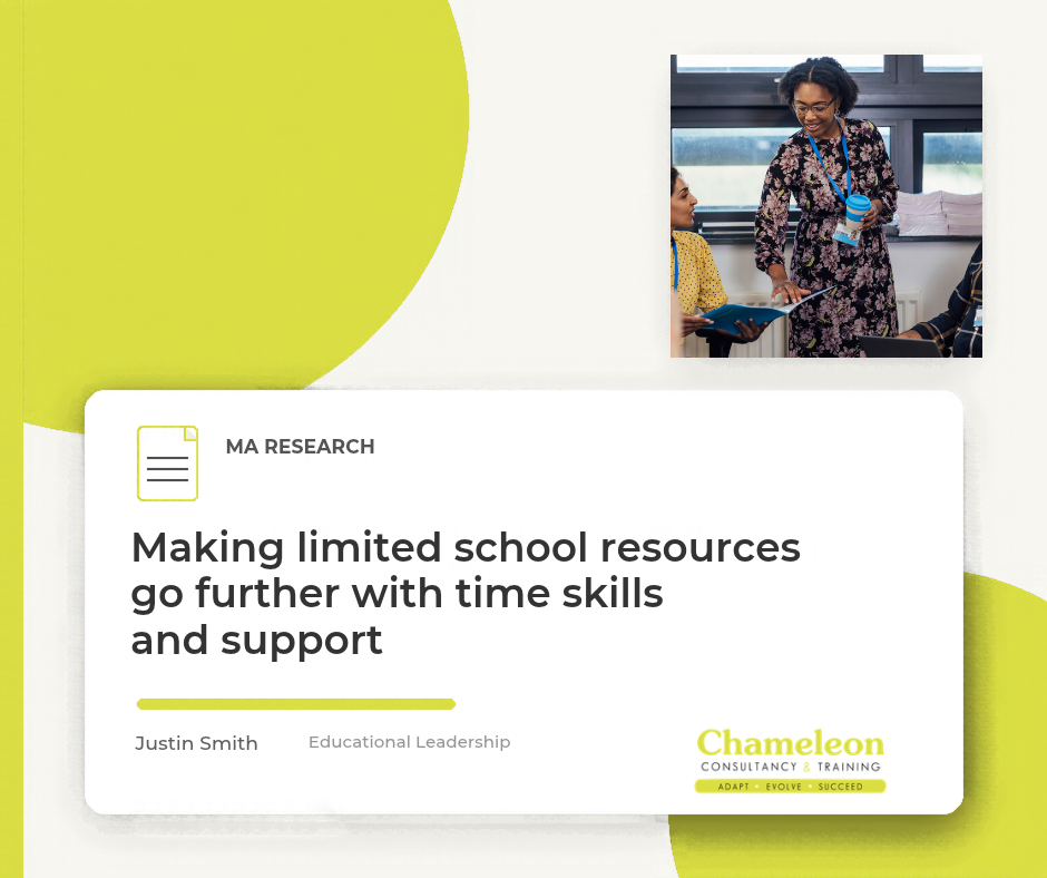 Making limited school resources go further with time skills and support 