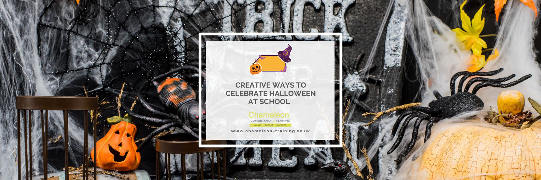 Creative Ways to Celebrate Halloween at School Banner